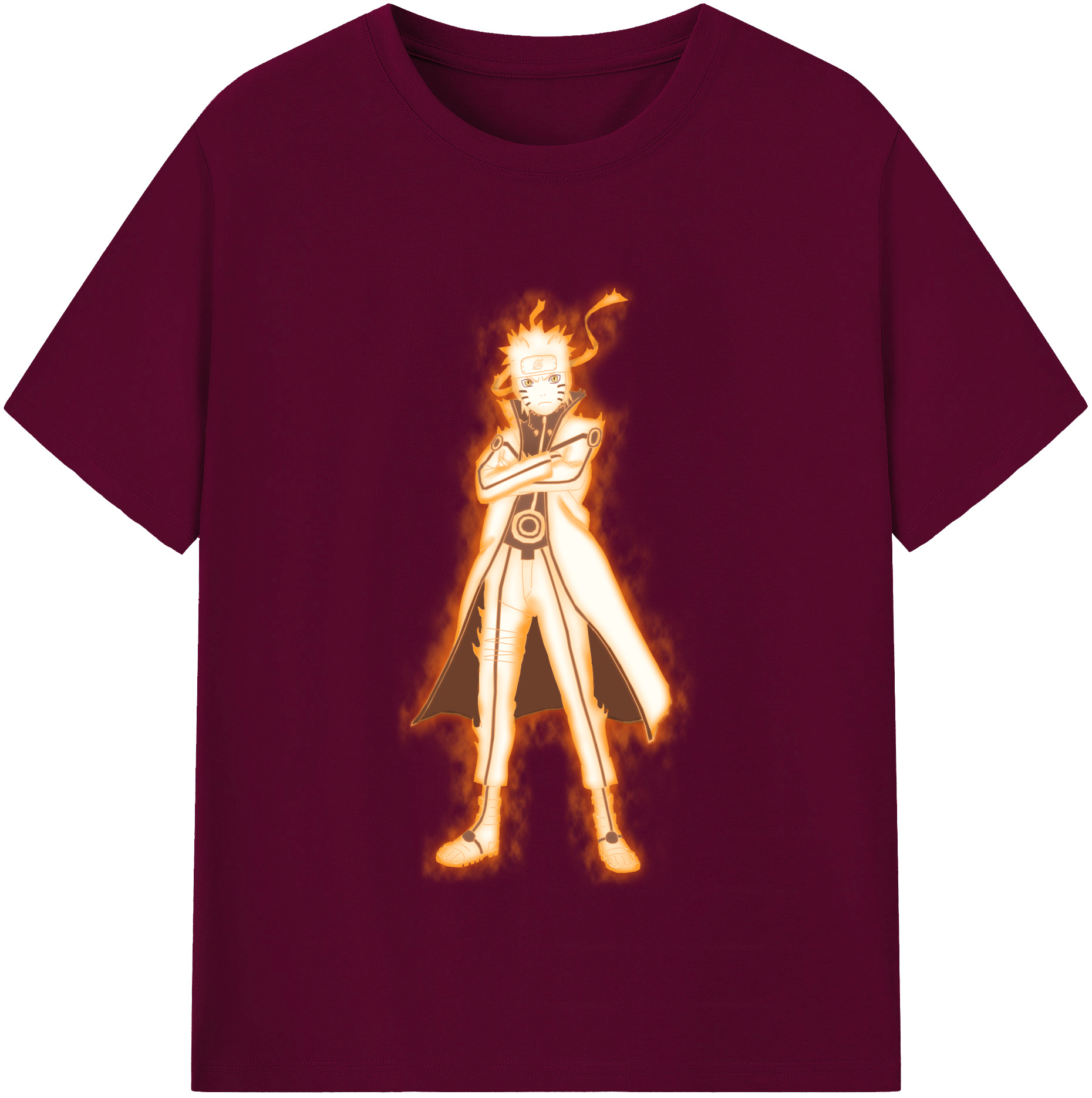 （画像用） NARUTO -ナルト- うずまき ナルト Uzumaki Naruto レディースカジュアルプリントTシャツ（綿100％）